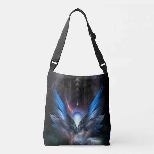 Wings van licht druk over de dwarsbalk crossbody tas (Voorkant)