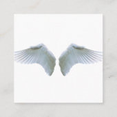 WINGS VIERKANTE VISITEKAARTJE (Achterkant)