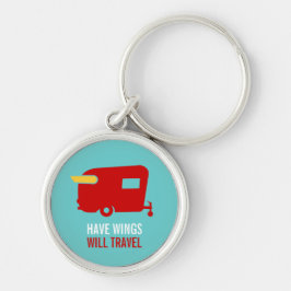 Wings zal reizen -  Camping Sleutelhanger