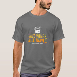 Wings zal reizen - Shasta Camper Trailer T-shirt