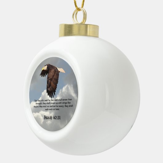 WINGS ZOALS ELLES KERAMISCHE BAL ORNAMENT (Rechts)