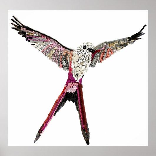 Wingspan Bird volledig van Board Game Parts Poster (Voorkant)