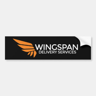 WINGSPAN-bumpersticker (zwart) Bumpersticker