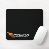 WINGSPAN Delivery Services logo mousepad Muismat (Met muis)