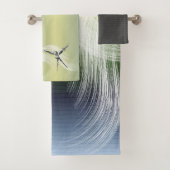 Wingspan geïnspireerd bordspel tafelblad gamer pas bad handdoek (Insitu)