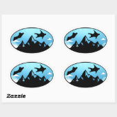 Wingsuit Base Jumping Skydiving Wingfitting Ovale Sticker (Vel)