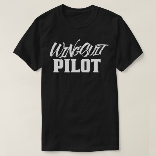 Wingsuit is uitgerust met Wingsuit Suit Pilot T-shirt (Design voorkant)
