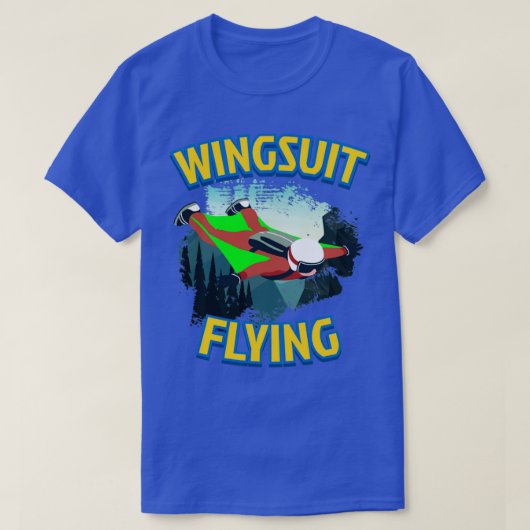 Wingsuit-kostuum Extreme Sport Free Herfst T-shirt (Design voorkant)