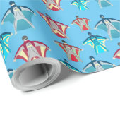 Wingsuit Skydivers Cadeaupapier (Rol Hoek)