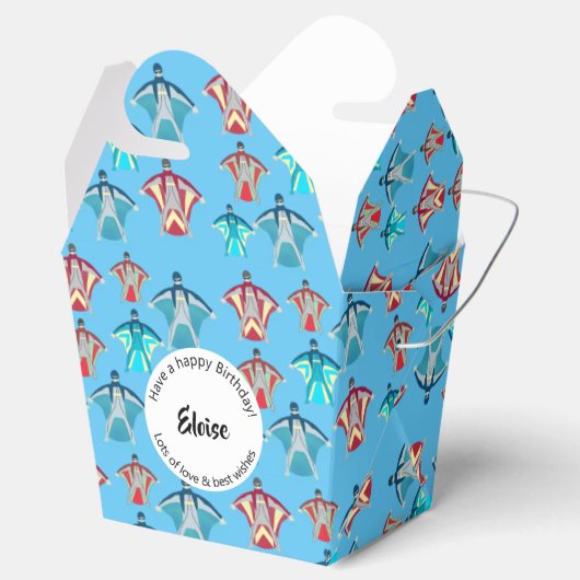 Wingsuit Skydiving Bedankdoosjes (Geopend)