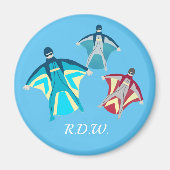 Wingsuit Skydiving Magneet (Voorkant)