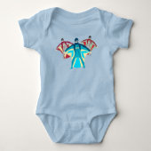 Wingsuit Skydiving Romper (Voorkant)