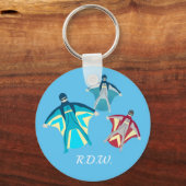 Wingsuit Skydiving Sleutelhanger (Voorkant)