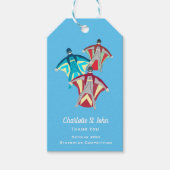 Wingsuit Skydiving Thema Cadeaulabel (Voorkant)