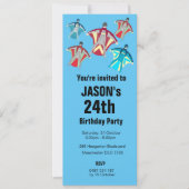 Wingsuit Skydiving Thema Kaart (Voorkant)