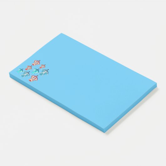 Wingsuit Skydiving Thema Post-it® Notes (Schuin)