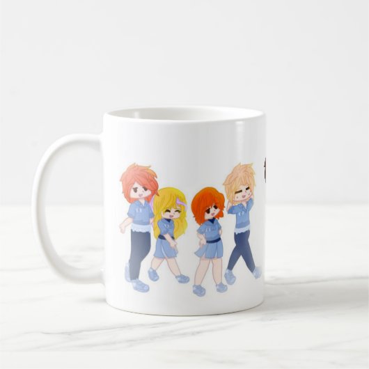 Wingz-Mok - met uw Fav Wingz-tekens Koffiemok (Links)