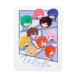 Wingz Multi Character Magnet Magneet