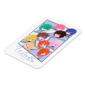 Wingz Multi Character Magnet Magneet (Linkerzijde)