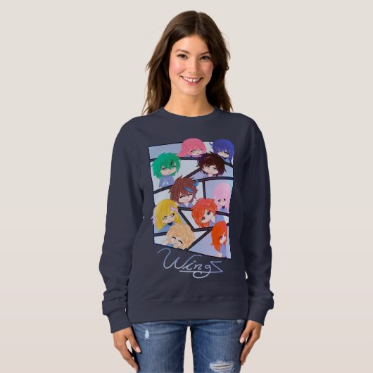 Wingz Multi Character Sweatshirt (Voorkant volledig)