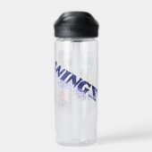 Wingz Multi Character Water Bottle Waterfles (Achterkant)