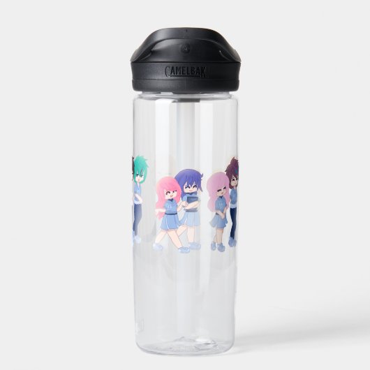 Wingz Official Design Water Bottle Waterfles (Achterkant)