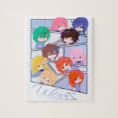 Wingz Official Multi Characters Puzzle Legpuzzel (Verticaal)