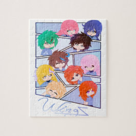 Wingz Official Multi Characters Puzzle Legpuzzel