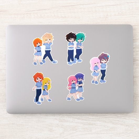Wingz Studenten Sticker Pack - Blad 1 (Computer)
