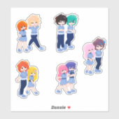 Wingz Studenten Sticker Pack - Blad 1 (Vel)