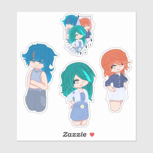 Wingz Warriors Sticker Pack - Sheet 2 (Vel)