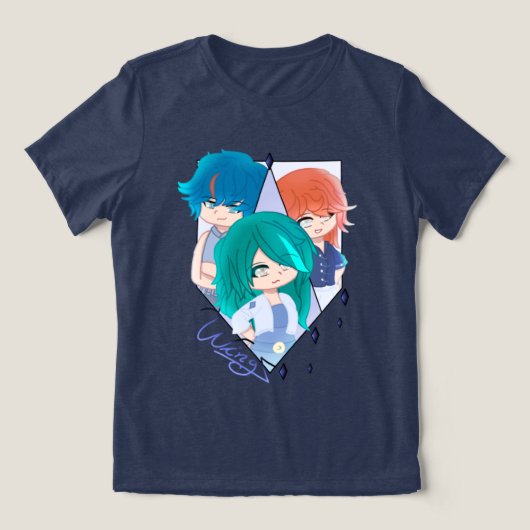 Wingz Warriors Tri-Blend Shirt (Design voorkant)