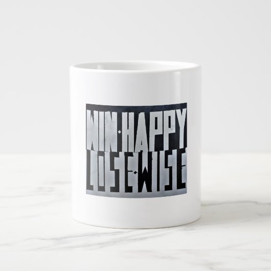 WinHappyLoseWise Grote Koffiekop (Voorkant)