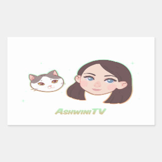 Wini en Matty Rectangle Sticker