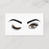Wink Eye Make-up artiest Beauty Salon Lash Extensi Visitekaartje (Voorkant)