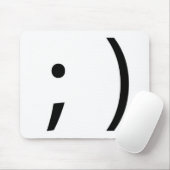 wink gezicht! muismat (Met muis)