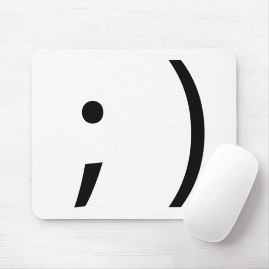 wink gezicht! muismat (Met muis)