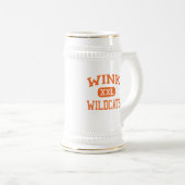 Wink - Wildcats - Wink High School - Wink Texas Bierpul (Voorkant rechts)