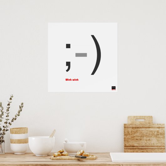Wink Wink 1 Poster (Keuken)