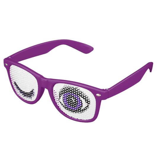 Wink Wink ANIME Retro Zonnebril (Gekanteld)