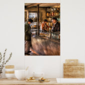 Winkel - Ah, klanten Poster (Keuken)