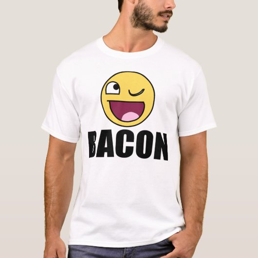 WINKEL ALS U VAN BACON HOUDT T-SHIRT (Voorkant)