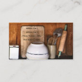  winkel / Bake Shop Visitekaartjes (Achterkant)