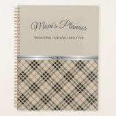 Winkel Beige Geruite Moeders Fantastische Jaarplan Planner (Voorkant)