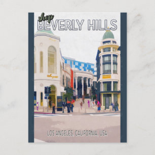  winkel Beverly Hills California Travel Briefkaart