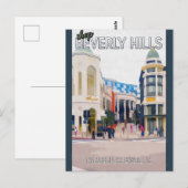 winkel Beverly Hills California Travel Briefkaart (Voorkant / Achterkant)