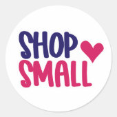Winkel bij het Kleinbedrijf - Sticker Kleinbedrijf (Voorkant)