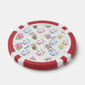 Winkel Botanisch Bloemstuk Poker Chips (Enkel)