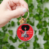 Winkel dan nog wat winkelen sleutelhanger (Hand)