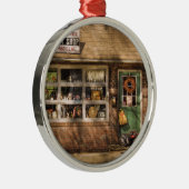 Winkel - De Tweedehandswinkel Metalen Ornament (Rechts)